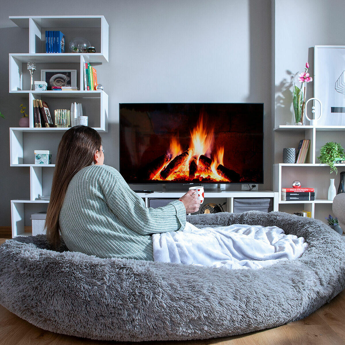 Cama de Perro para Humanos | Human Dog Bed XXL Grey