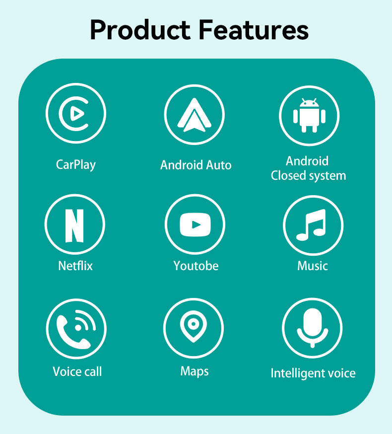Adaptador CarPlay Sin Cable Vehículos Función CarPlay Android & iOS