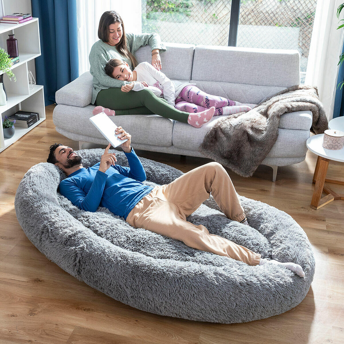 Cama de Perro para Humanos | Human Dog Bed XXL Grey