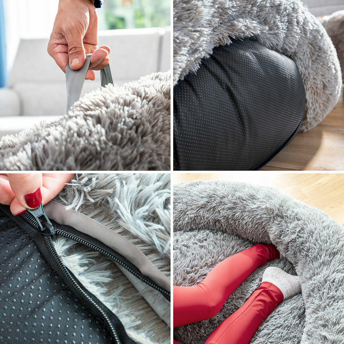 Cama de Perro para Humanos | Human Dog Bed XXL Grey