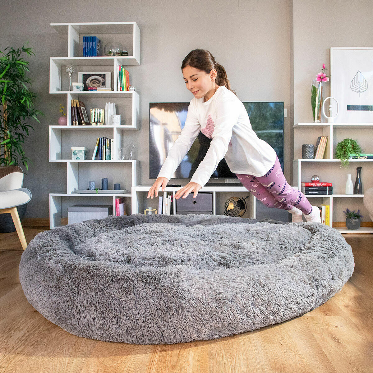 Cama de Perro para Humanos | Human Dog Bed XXL Grey