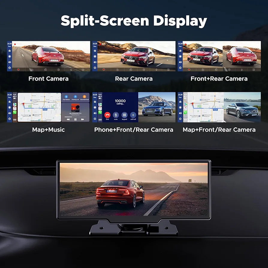 Pantalla Táctil de Coche con Apple CarPlay + Android Auto