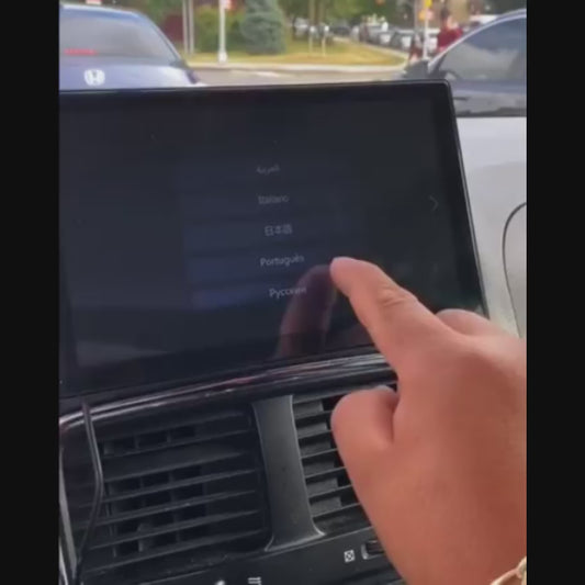 Pantalla Táctil de Coche con Apple CarPlay + Android Auto