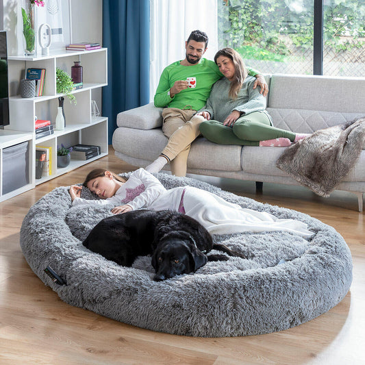 Cama de Perro para Humanos | Human Dog Bed XXL Grey